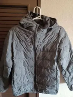 グレー フード付き ダウン