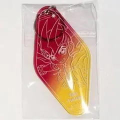 九十九遊馬 汽車旅館風壓克力鑰匙圈B 聯名咖啡廳本舖Blanc