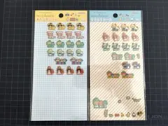キラふちシール　mizutama×サンリオキャラクターズ　2枚組　おすそわけ