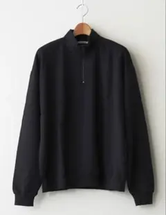 AURALEE 24AW ハーフジップ スウェット ブラック Size 5のサムネイル