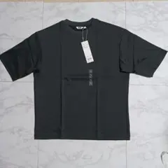 【新品タグ付】ユニクロU エアリズムコットンオーバーサイズTシャツ（5分袖）Lのサムネイル