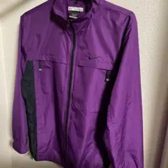 old nike ナイキ　パープル　ナイロンジャケット　古着　00s