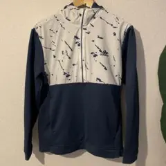 adidas フルジップジャケット ネイビー/ホワイト