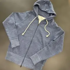 無印良品 フルジップアップパーカー M スウェット素材 フード付き