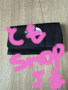 THE NORTH FACE 三つ折り財布 ブラック