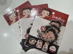 Betty Boop ステッカー 3枚入り 3点セットのサムネイル