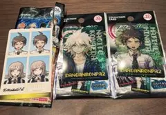 ダンガンロンパ ステッカー/カード 日向創・七海千秋・狛枝凪斗