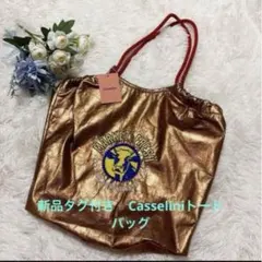 ✨新品✨Casseliniキャセリーニ　フード刺繍マーケットバッグ　大容量トートのサムネイル