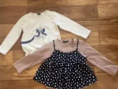 BeBe・futafuta トレーナー2点セット　110㎝