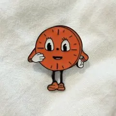 No.28 ミスミニッツ　ピンバッジ オレンジのサムネイル