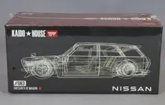 MINI GT x 街道はうす 1/64 ダットサン 510ワゴン カーボン 緑 - メルカリ