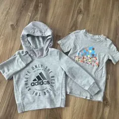 adidas トレーナーとTシャツセット110cm