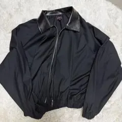 レザー襟切り替えジャケット 早い者勝ち