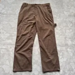 ダ*ン様 ナノユニバース ペインターパンツ XL ブラウン ワイドシルエットのサムネイル