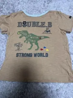 【DOUBLE.B】恐竜プリント Tシャツ 100cm