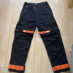 XLARGE カーゴパンツ ブラック オレンジステッチ サイズ34のサムネイル