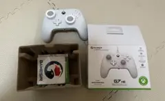 Gamesir G7 HE 화이트 컨트롤러 홀 이펙트 스틱