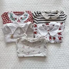 Birthday他 女の子 長袖 トップス ブラウス 90 まとめ売り 保育園着