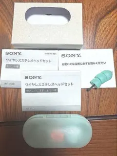 【中古、美品】SONY WF-C500 ワイヤレスイヤホン ミントグリーン