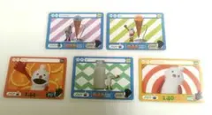 本日限定価格 パペットスンスン カードダス 5枚 ノンノン ゾンゾン