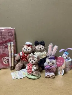 ディズニーシー ダッフィー シェリーメイ ぬいぐるみバッジ＆チャーム