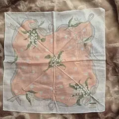 renoma 水玉模様 花柄 ハンカチ