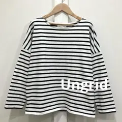 Ungrid サイドスリット ボーダー ロング スリーブ Tee ロンT 長袖のサムネイル