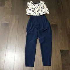 スパイラルガール spiral girl オールインワン ピンク　花柄