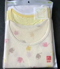 UNIQLO ベビー コットンメッシュインナーT 3枚セット 100