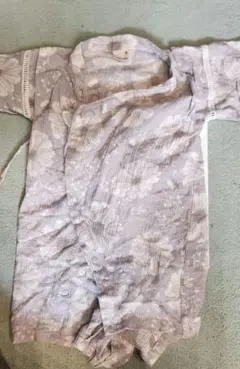 プティマイン　花柄 ベビー甚平 サイズ80