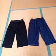 ユニクロ　ステテコメンズ　 ブラック、ネイビー　2点セット