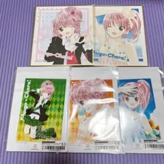 しゅごキャラ！　 オンラインくじ　くじメイト 色紙　缶バッジ