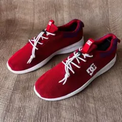 DC shoes スニーカー　赤色　27.5センチ