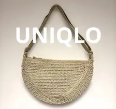 UNIQLO ラウンドミニクロシェバッグ　ナチュラルのサムネイル