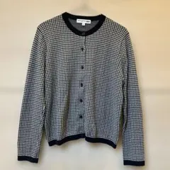 INES DE LA FRESSANGE チェック柄カーディガン Lサイズ