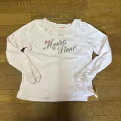 Mezzo Piano ピンク 長袖カットソー 120cm