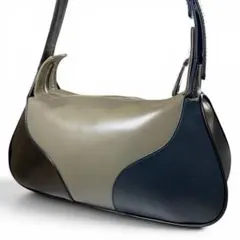 美品✨BALLY バリー　マルチカラー　ミニショルダーバッグ　レザーパッチワーク