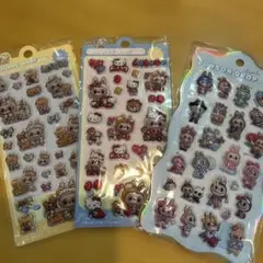 BONBON DROP 風　シール 3枚セット　ラブブ