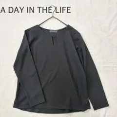 A DAY IN THE LIFE◆サーフニット メタルパーツカットソー グレーのサムネイル