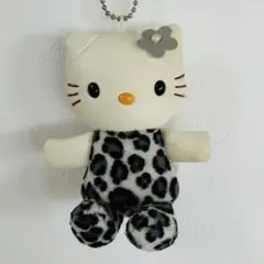 【激レア・非売品】ハローキティ ヒョウ柄 マスコット キーホルダー レトロ