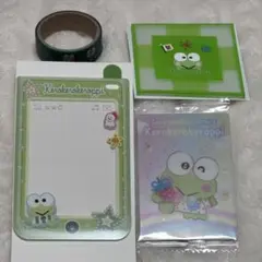 けろけろっぴ キャラクターグッズコースター 硬質ケース カード マスキングテープ