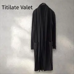 Titilate Valet ＊ロング カーディガン 黒 羽織り レディースのサムネイル