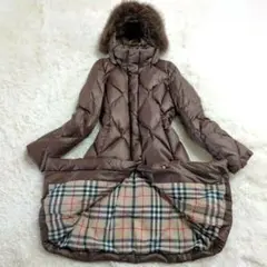 超ロングダウン✨️切り替え美シルエット バーバリーロンドン フォックス 3way