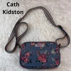 ★Cath Kidston★水色花柄ショルダーバッグ★12×19×5★内ポケットのサムネイル