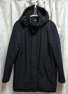 UNIQLO ハイブリッドダウンコート M ネイビー ダウンジャケットユニクロ