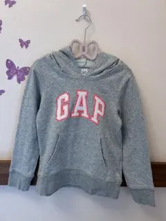 GAP キッズ グレー パーカー フード付き 着用数回 サイズS