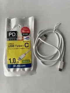 【c-11】エレコム USB-CtoUSB-C ケーブル 1.0m PD 60W