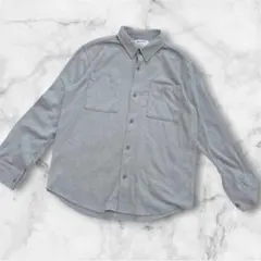 OLD NAVY グレー 長袖シャツ XLサイズ カジュアル ポケット付きのサムネイル