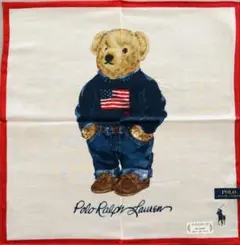 【新品未使用✨】ラルフローレン ポロベア ガーゼハンカチ