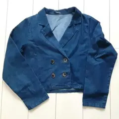 アウター デニム ネイビー 春 レディース Mサイズ